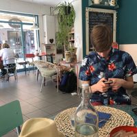 Relaxed and airy atmosphere  at Fram Cafe in Bologna