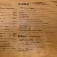 menu at KataKata in South West London