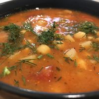 Spanish bean soup  at Kuźnia Dzięcioła in Wroclaw