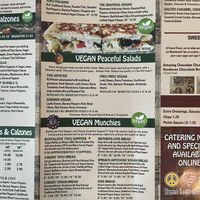 Menu  at Peace Love and Pizza - East Cobb in Marietta