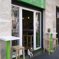 funny dog at Universo Vegano - Solferino in Milan