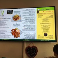 Here is the menu for the V spot. at VSpot Express in New York City