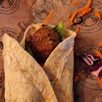 Falafel wrap at Copper Branch in Brossard