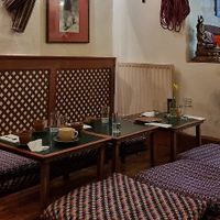 We chose to dine on the floor (but you can also eat at a table) at Yak Yeti Yak in Bath