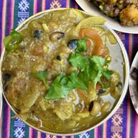 Black eyed peas  at Yak Yeti Yak in Bath