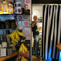 Crippa himself! at Crippas Cafe in Gothenburg