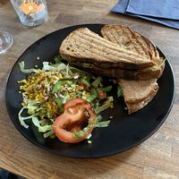 Grilled sammie  at Crippas Cafe in Gothenburg