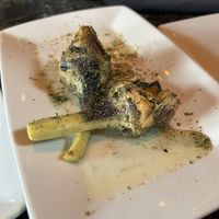 Braised artichoke appetizer  at Louisiana Pizza Kitchen in New Orleans