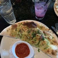 Vegan calzone at Louisiana Pizza Kitchen in New Orleans