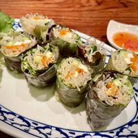 Summer rolls  at Khuanjai Thai in Osaka