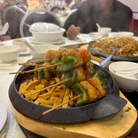 Mock meat skewers   at Light Vegetarian Restaurant in Kowloon