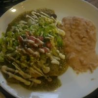 vegan enchiladas at Pancho's Kitchen in Las Vegas