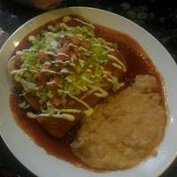 vegan enchiladas at Pancho's Kitchen in Las Vegas
