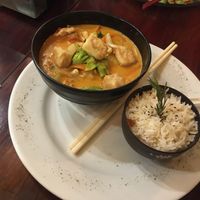 Red Curry  at Chile Rojo in Puerto Viejo De Talamanca