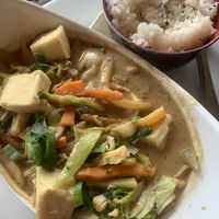 Tofu pad Thai at Chile Rojo in Puerto Viejo De Talamanca