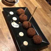 Falafel Balls at Kavarna Klubu Cross in Prague