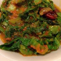 Rayo ko sag- mustard greens at Laliguras Indian and Nepali Bistro in Washington