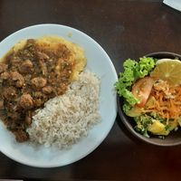 Molho de PTS com polenta - bem servido at Donna Laura Doces e Salgados in Porto Alegre