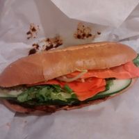 Tofu sandwich at Lucy's Vietnamese in Brooklyn