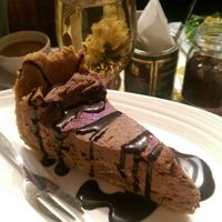 vegan cheesecake  at Blondes in Cottingham