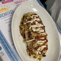 Chilli dog   at Blondes in Cottingham