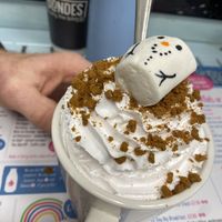 Biscoff coffee.   at Blondes in Cottingham