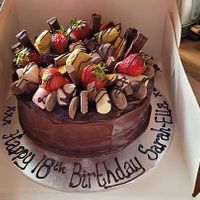 The best birthday cake ever at Blondes in Cottingham