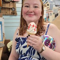 My whippy at Blondes in Cottingham