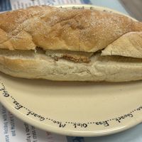 Sinless Fried Egg Sandwich  at Blondes in Cottingham