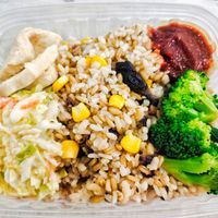 Sesame oil mushroom oat rice at QQ Rice - Jurong Point 2 in West Singapore