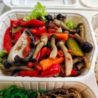 Come with QQ vegan bento at QQ Rice - NUH in Central Singapore