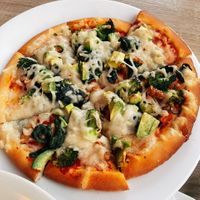 Vegan pizza  at The Mad Batter in Cape May