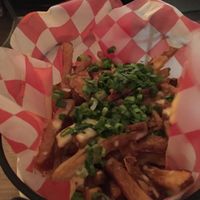 decadent  loaded fries with vegan bacon at The Mad Batter in Cape May