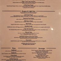 Menu with great vegan options! at The Mad Batter in Cape May