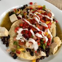 Tofu and Black Bean Tostada at The Mad Batter in Cape May