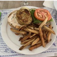 Vegan crab cake sandwich at The Mad Batter in Cape May