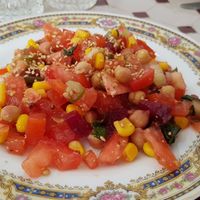 Morrocan salad at Le Safran in Toulouse