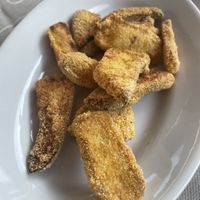 Fried Mushrooms in a cone (May just be veggie)  at Felice Ristorante Pizzeria in Lucca