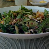 quinoa and camarouge red rice salad at The Farm in Dubai