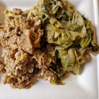 Seitan e scarola at Mangia la Foglia Bio  in Parma