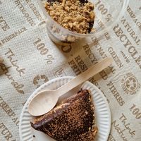 Cheesecake at Mangia la Foglia Bio  in Parma