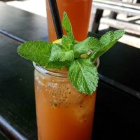 Passionfruit Ice Tea at Soy in Berlin