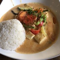 Curry with tofu  at Soy in Berlin