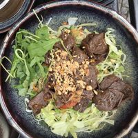 “Beef” dish: mind blowing! Recommend the Bao Bun too! at Soy in Berlin