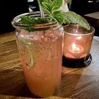 passion fruit smoothie at Soy in Berlin