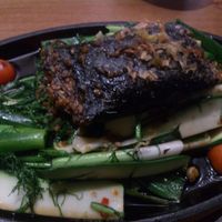 Crispy (not burned) tofu in seaweed at Soy in Berlin