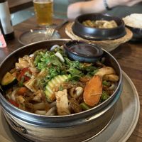 Teriyaki noodle vegetable dish  at Soy in Berlin