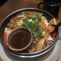 No.33 / steamed udon with tofu, veggies and teriyaki sauce (~13€)  at Soy in Berlin