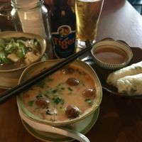 soup & summer roll starters  at Soy in Berlin