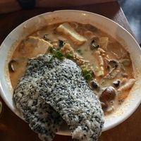 My Quang noodle soup at Soy in Berlin